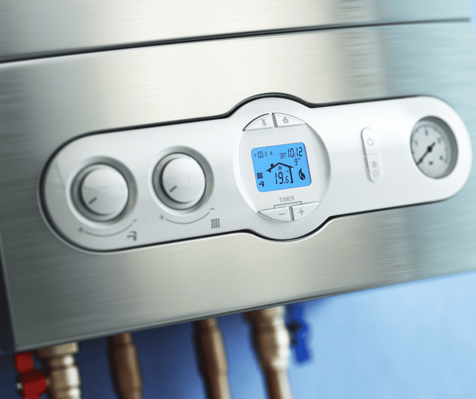 Tankless hot water system<br />
